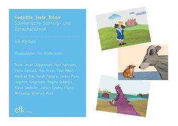 Gedichte, Texte, Bilder. 48 Karten. Spielerische Schreib- und Sprechanlässe, 1.-2. Klasse