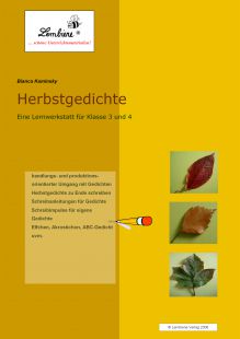 Herbstgedichte - Lernwerkstatt für Klasse 3-4, inkl. CD-Rom